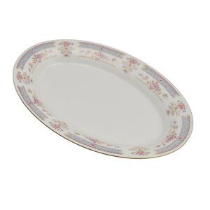 China Pearl Fine China Oval Serving Platter Catherine Made In China